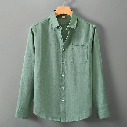 Breezy Linen Long-Sleeve