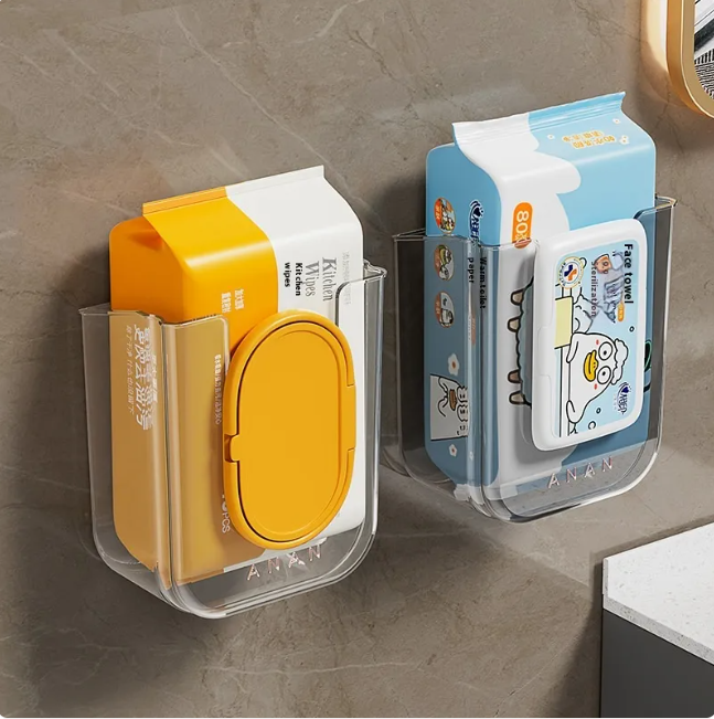 Punch-Free U-Shaped Wet Wipes & Storage Box