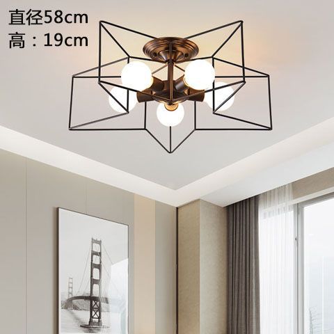 Modern Minimalist LED Ceiling Light for Bedroom and Living Room