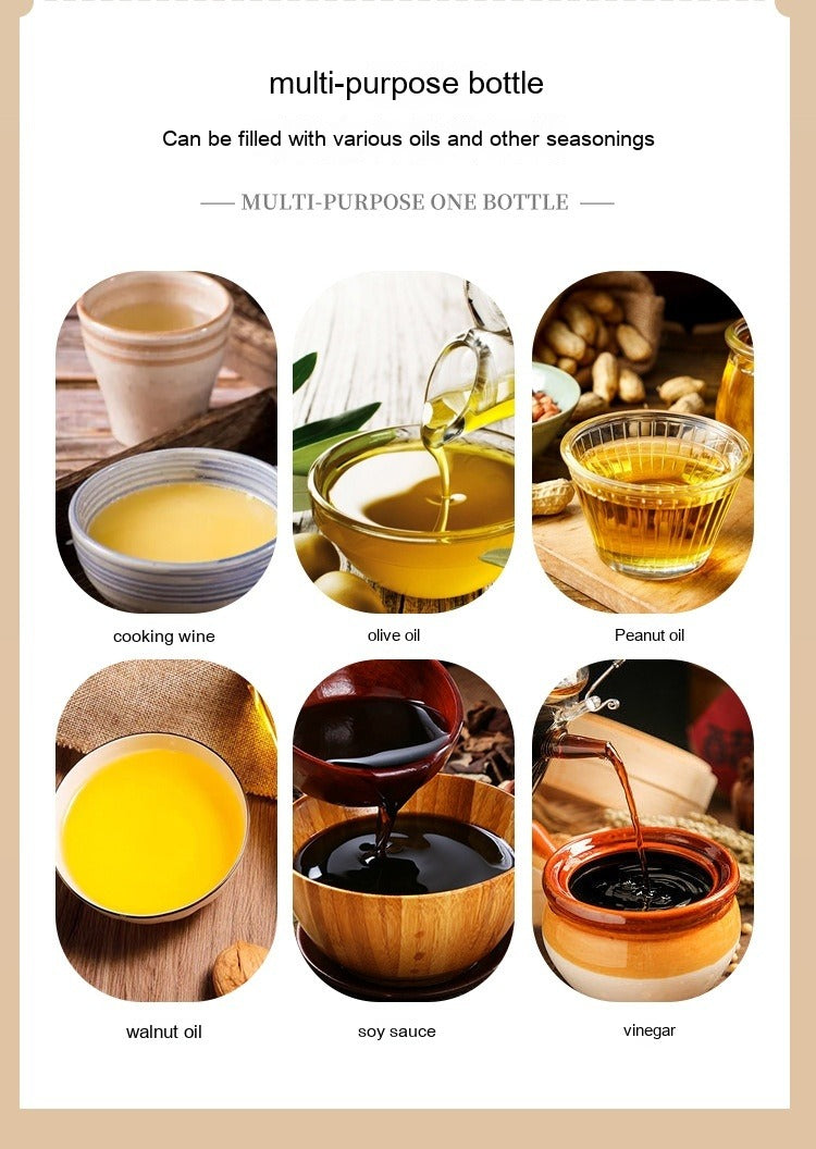 Two-in-One Glass Oil & Soy Sauce Atomizer