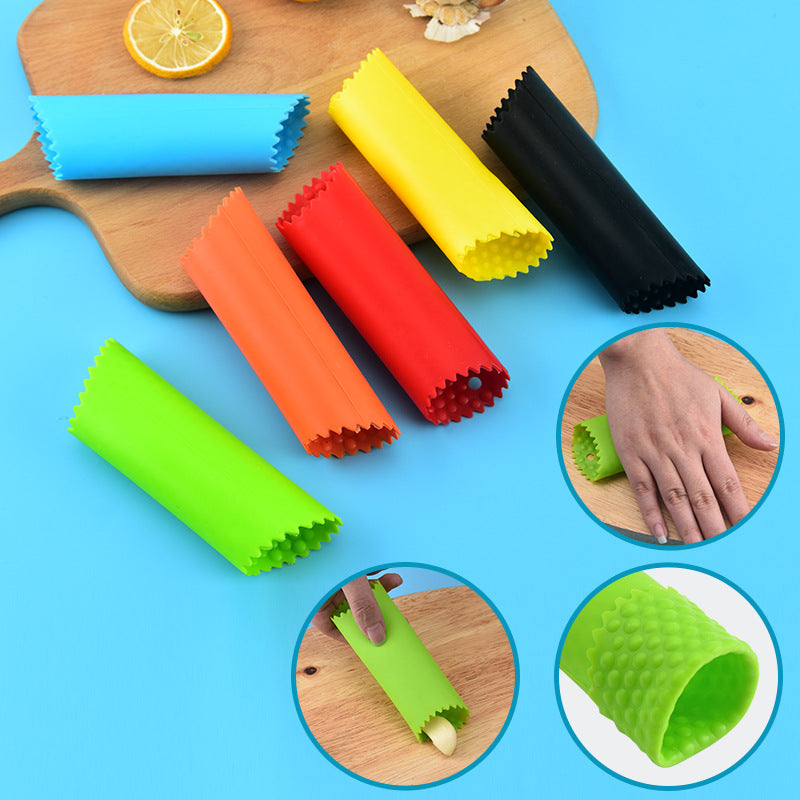 Silicone Garlic Peeler and Crusher Tool for Garlic