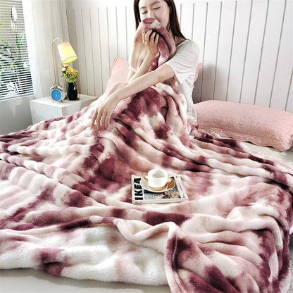 Bubble Velvet Multicolor Blanket