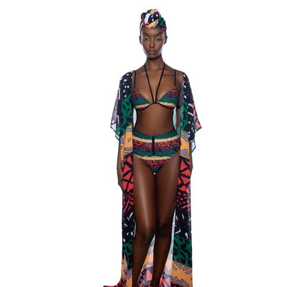 Tribal Print Bikini Set