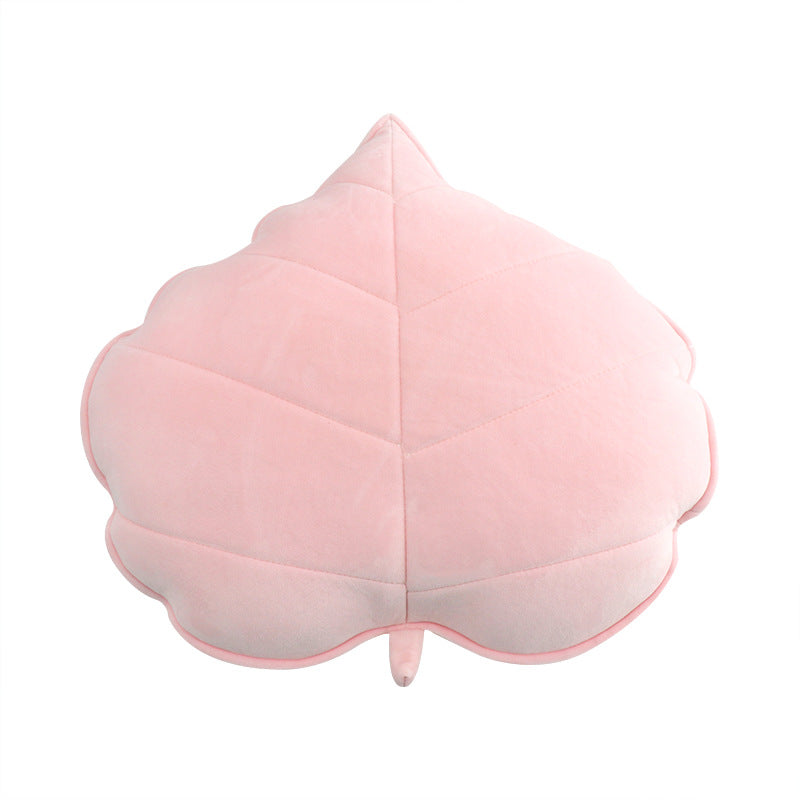3D Heart Leaf Throw Cushion for Kids Room & Home Decor