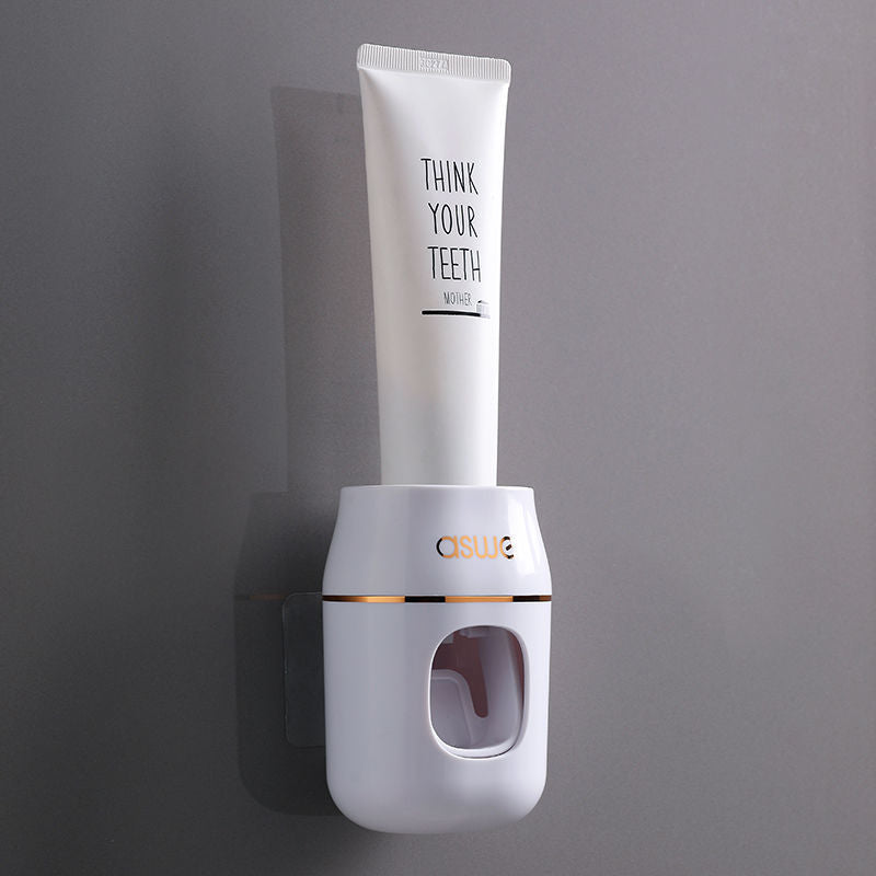 Automatic Toothpaste Dispenser Set with Wall Mount