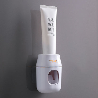 Automatic Toothpaste Dispenser Set with Wall Mount