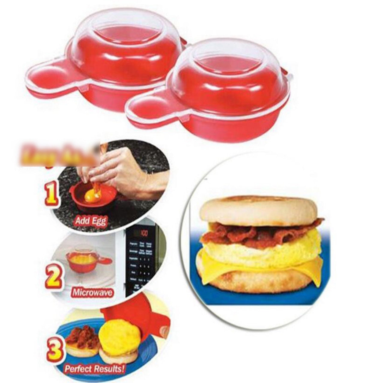 Egg Burger Maker and Steamer