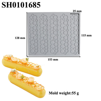 Silicone Leaf-Shaped Platter Molds for Desserts