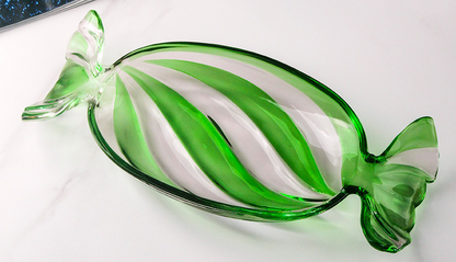 Creative Crystal Glass Fruit Bowl for Home Use