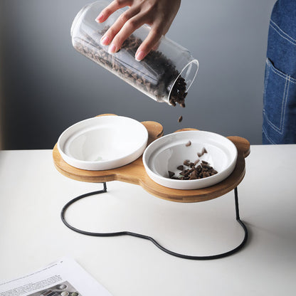 Ergonomic Cat Dining Stand