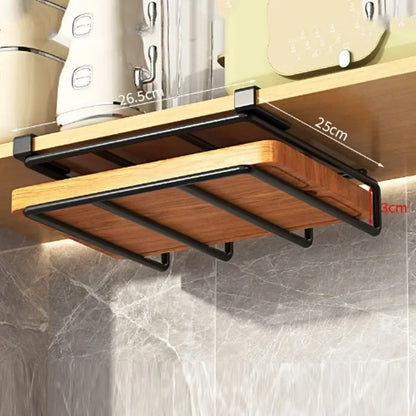 Metal Chopping Board and Lid Storage Rack