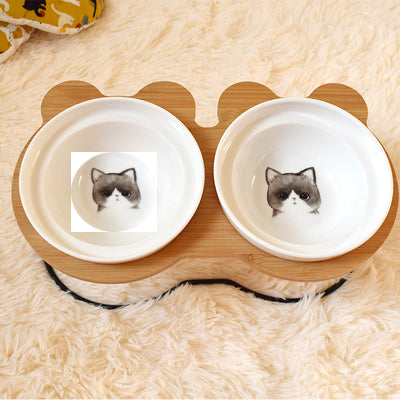 Ergonomic Cat Dining Stand