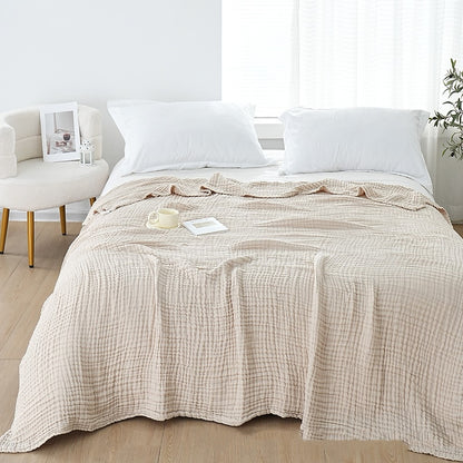 Six-Layer Cotton Gauze Bed Cover