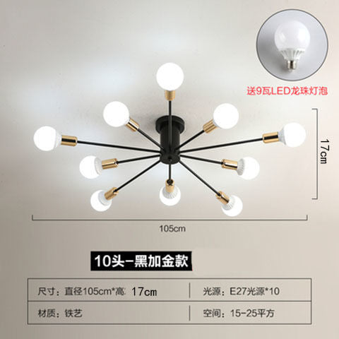 Modern Minimalist LED Ceiling Light for Bedroom and Living Room