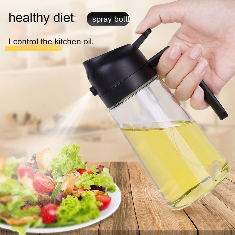 Two-in-One Glass Oil & Soy Sauce Atomizer