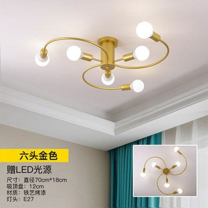 Modern Minimalist LED Ceiling Light for Bedroom and Living Room