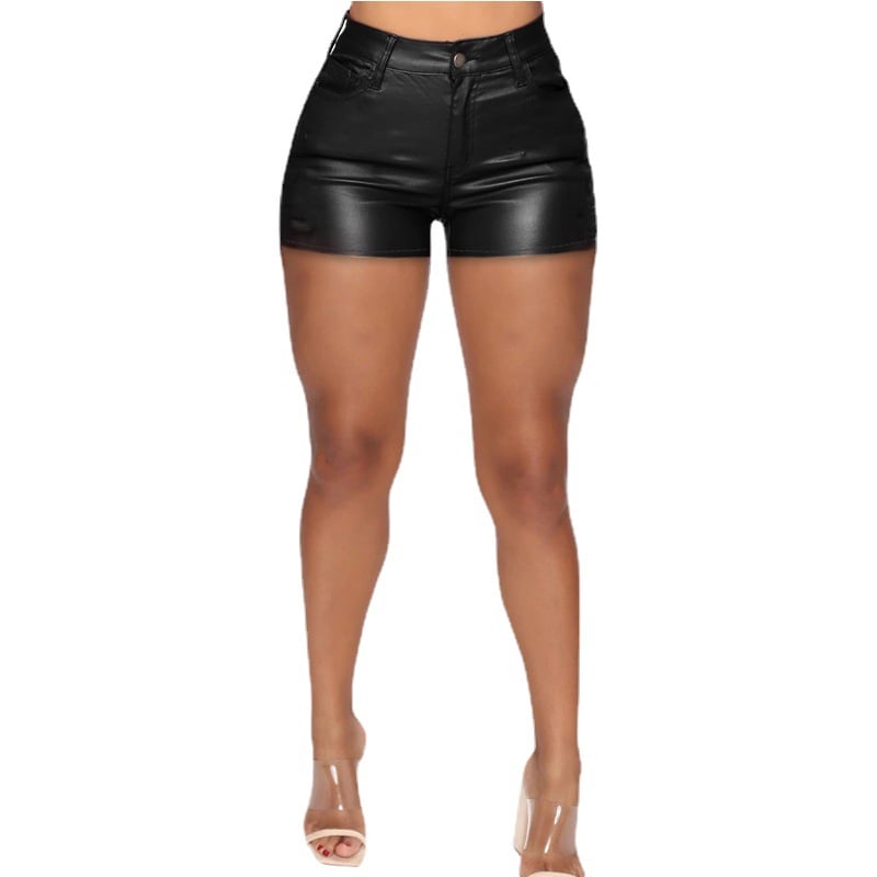 Large Women's Fashion High Waist Tight Shorts