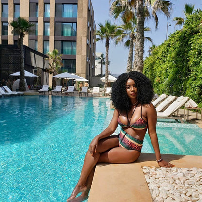 Tribal Print Bikini Set
