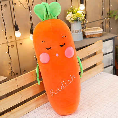 Narrow Eyes Vegetable Pillow - New Design