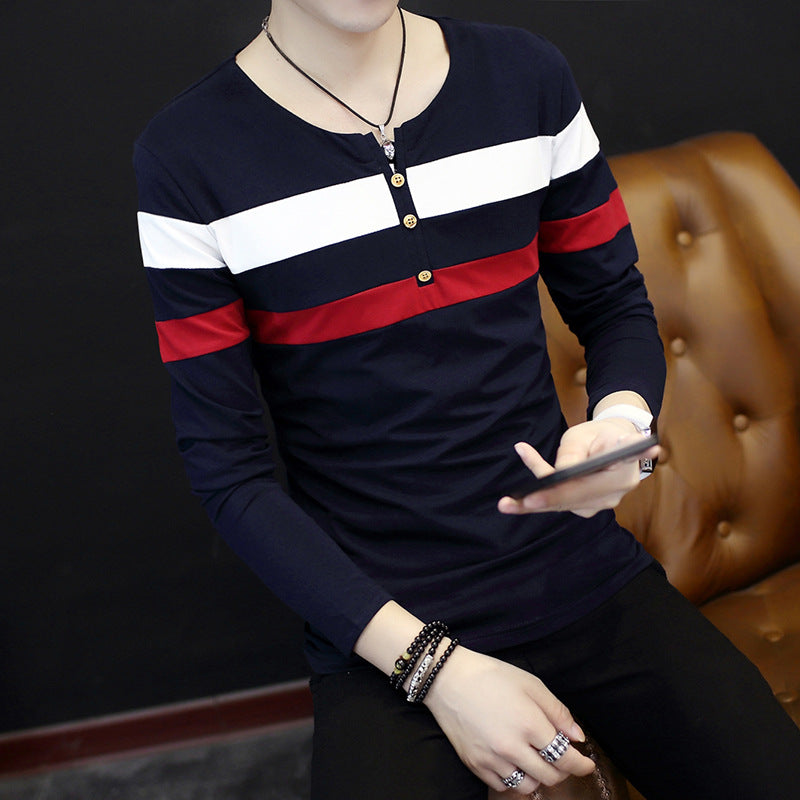 Men's Slim-Fit Long Sleeve T-Shirt