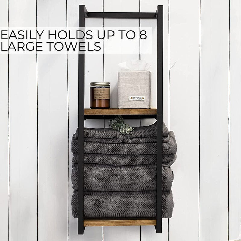Bathroom Wall Towel Rack