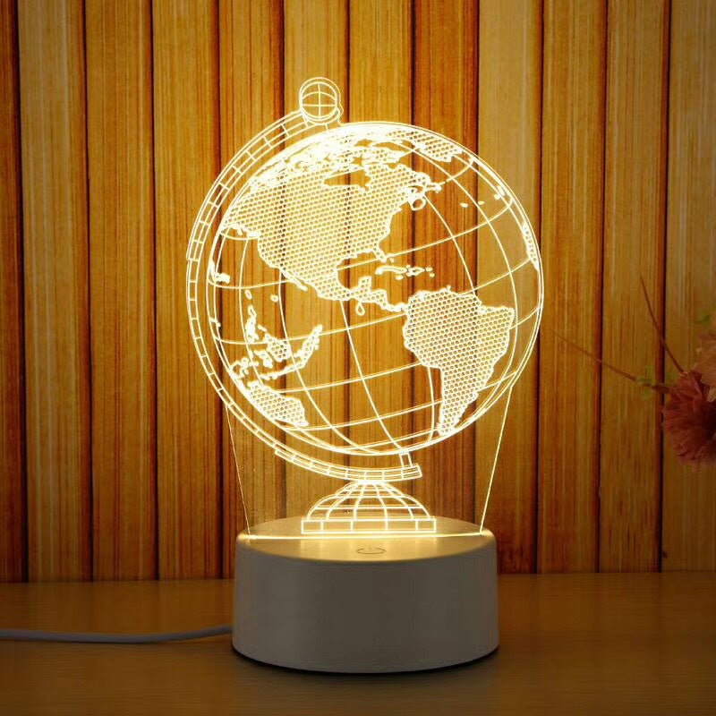 New 3D Switch Colorful Night Light for Smart Home