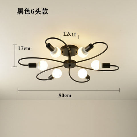 Modern Minimalist LED Ceiling Light for Bedroom and Living Room