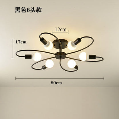 Modern Minimalist LED Ceiling Light for Bedroom and Living Room