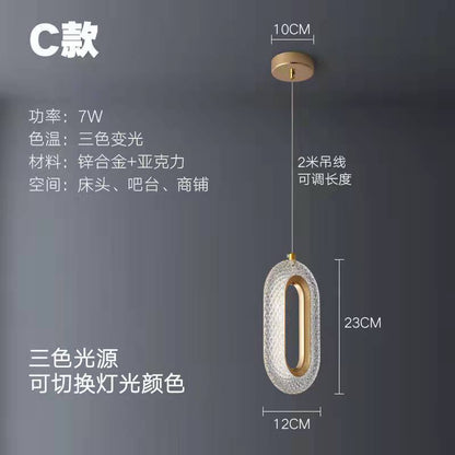 Nordic Creative Modern Bedroom Pendant Light Fixture