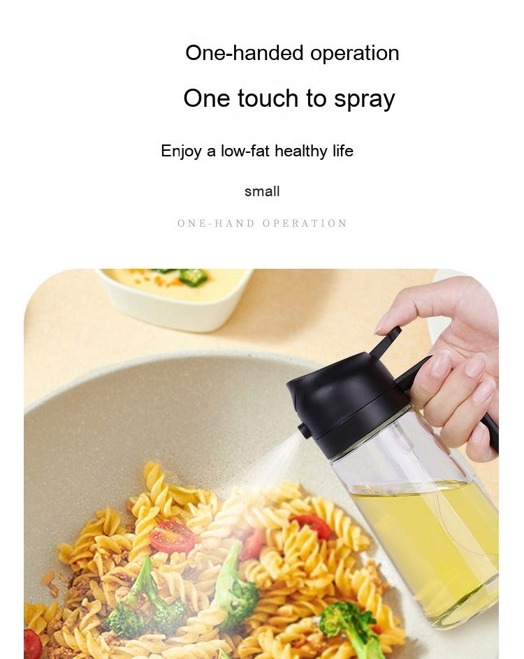 Two-in-One Glass Oil & Soy Sauce Atomizer