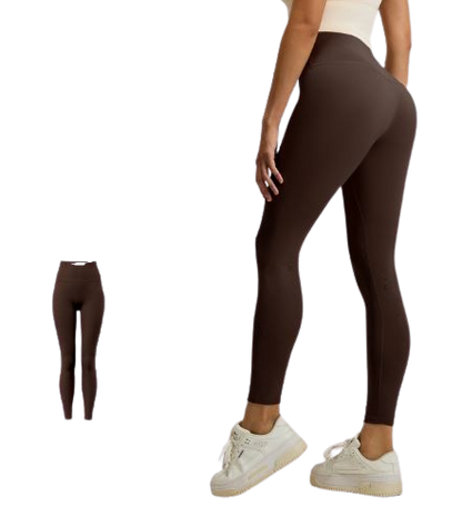 Seamless High Waist Peach Yoga Leggings