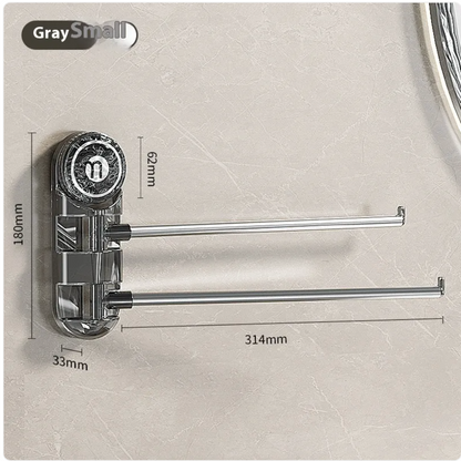 Punch-Free Rotating Towel Rack