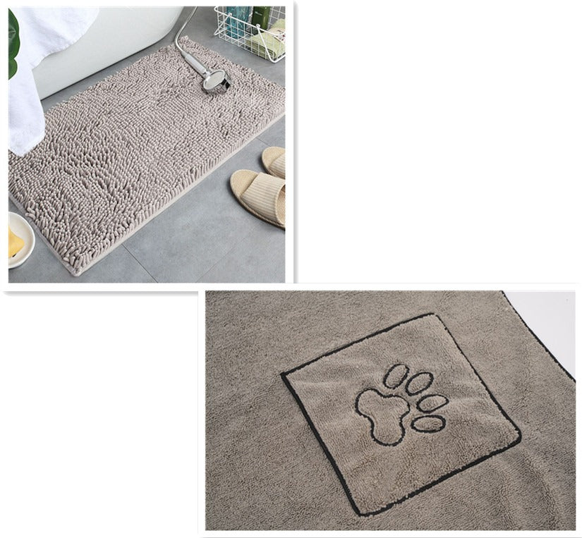 Thick Absorbent Bathroom Floor Mat
