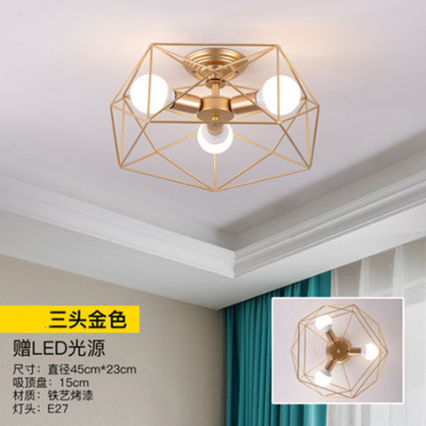 Modern Minimalist LED Ceiling Light for Bedroom and Living Room