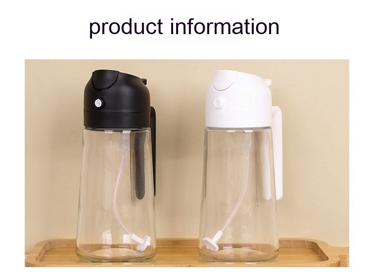 Two-in-One Glass Oil & Soy Sauce Atomizer