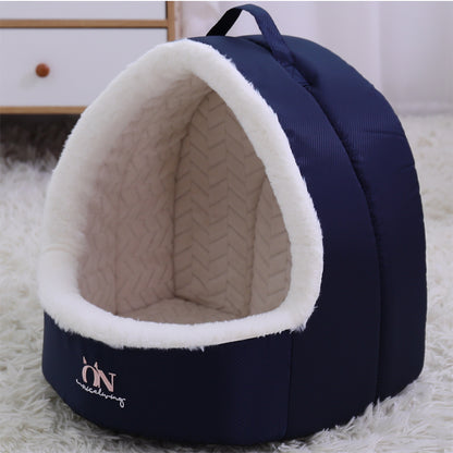 Cozy Closed Litter Nest for Pets