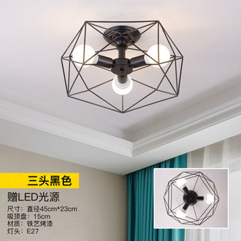 Modern Minimalist LED Ceiling Light for Bedroom and Living Room