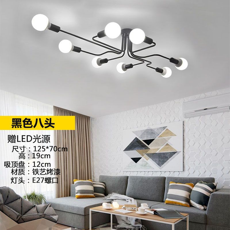 Modern Minimalist LED Ceiling Light for Bedroom and Living Room