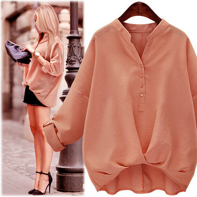 Spring/Summer Women's Loose Cotton Shirt