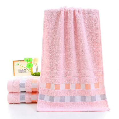 Embroidered Logo Cotton Face Towels for Wholesale