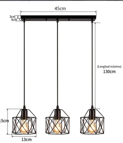 Nordic Style Modern Industrial Pendant Light Fixture