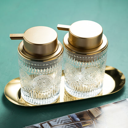 Luxurious Glass Soap Dispenser for Home and Hotels