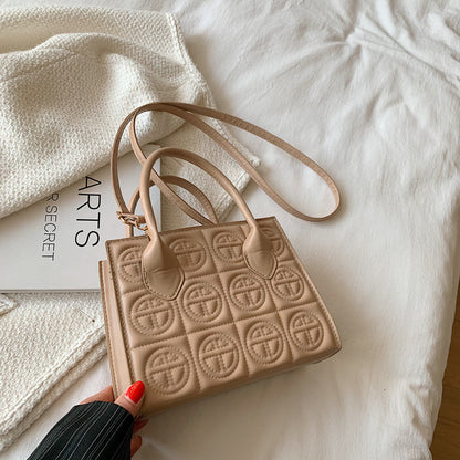 High-End Women's Versatile Square Messenger Handbag