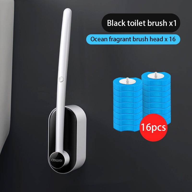 Disposable Toilet Cleaning Brush Set