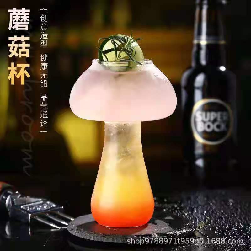 Creative Shark High Wine Glass with Octopus Design