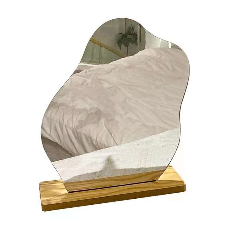 Irregular Makeup Mirror for Student Dorm Decor