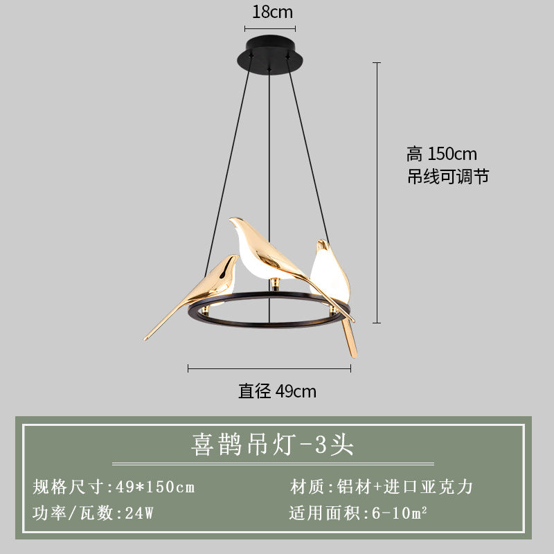 Modern Minimalist Creative Bird Wall Light for Home