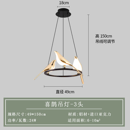 Modern Minimalist Creative Bird Wall Light for Home
