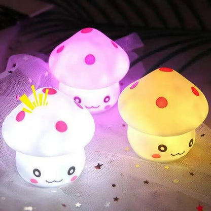 Mini LED Mushroom Night Light - Color Changing Decor