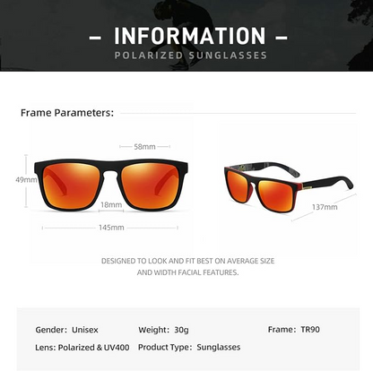 Polarized Square Outdoor Sunglasses